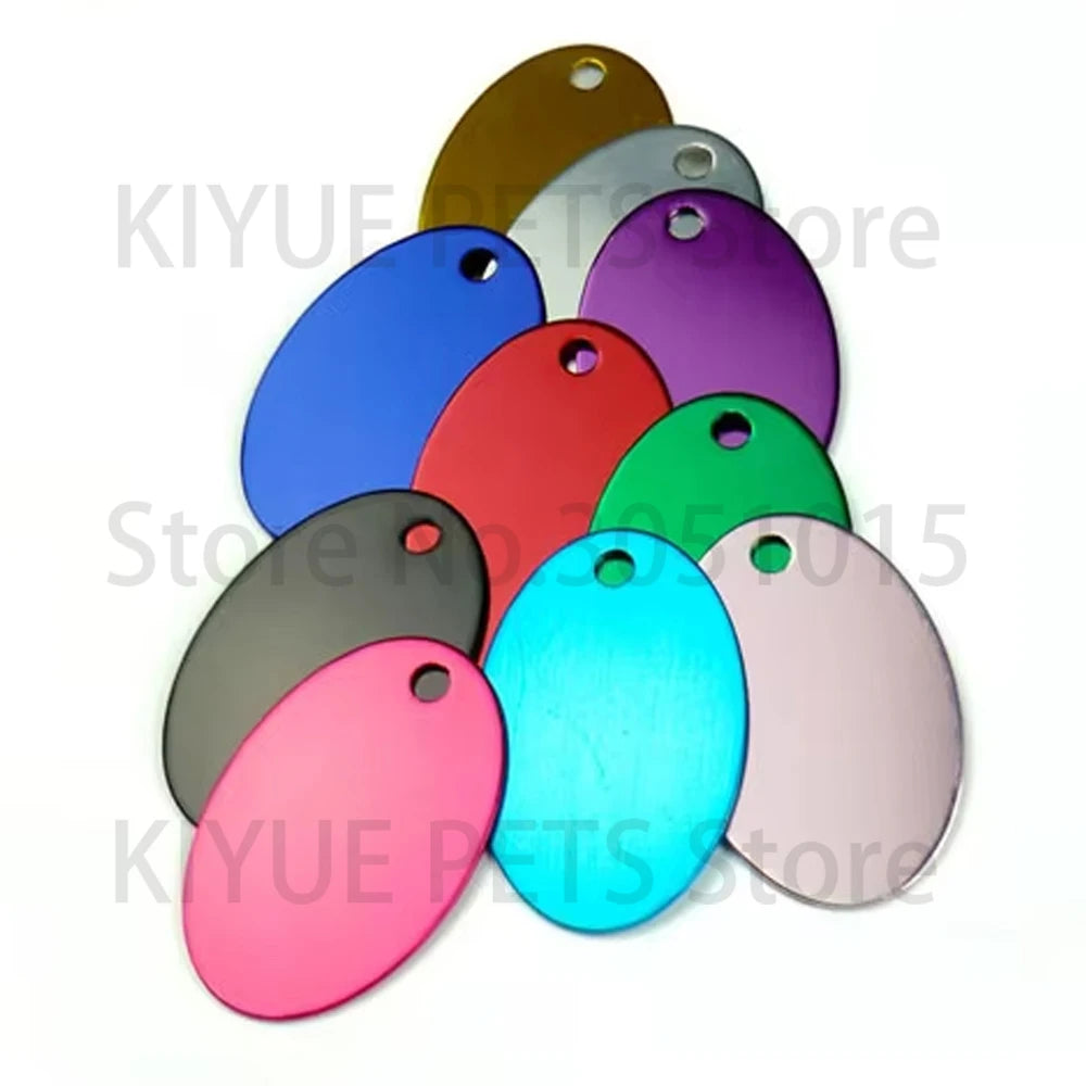 KIYUECN Personalized Aluminum Dog ID Tag With Name And Phone