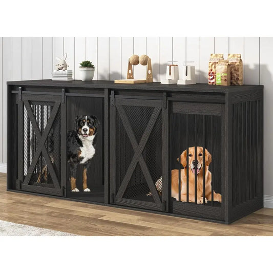 Durable Heavy Duty Wooden Dog Crate Furniture For Indoor Use
