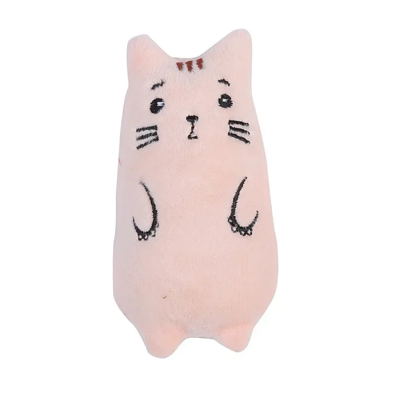 Hign-concerned Catnip Plush Cat Toy Oval Puppet