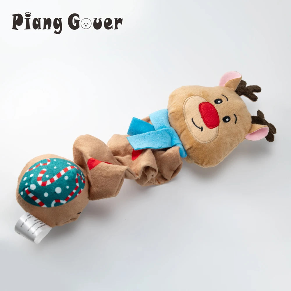 Piang Gouer Christmas Elf Penguin Squeaky Dog Toy