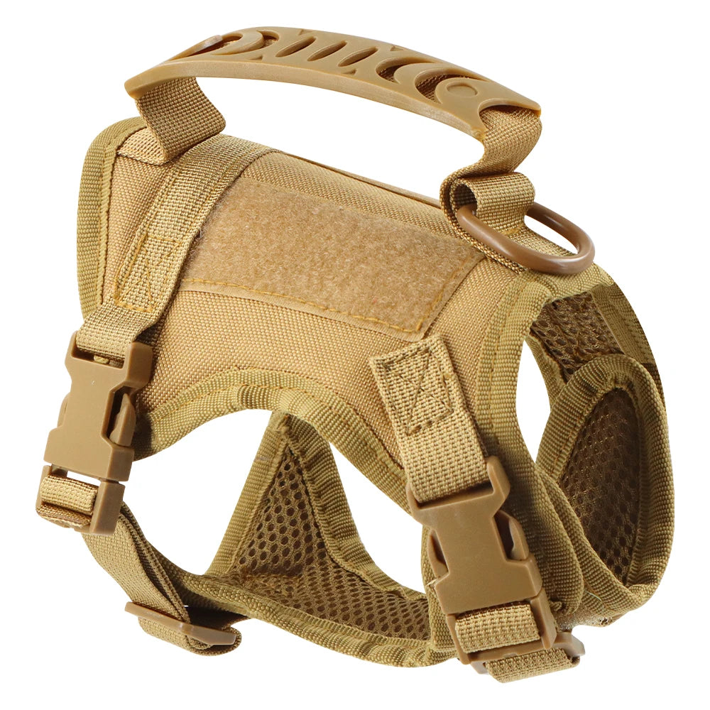PETRAVELCN Tactical Puppy Harness Leash Set For Training And Walking