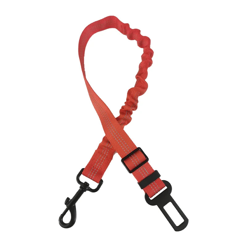 NONECN Universal Adjustable Cat Dog Car Seat Belt Nylon Reflective