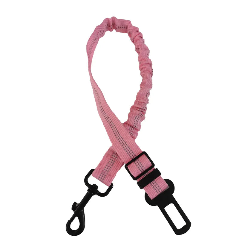 NONECN Universal Adjustable Cat Dog Car Seat Belt Nylon Reflective