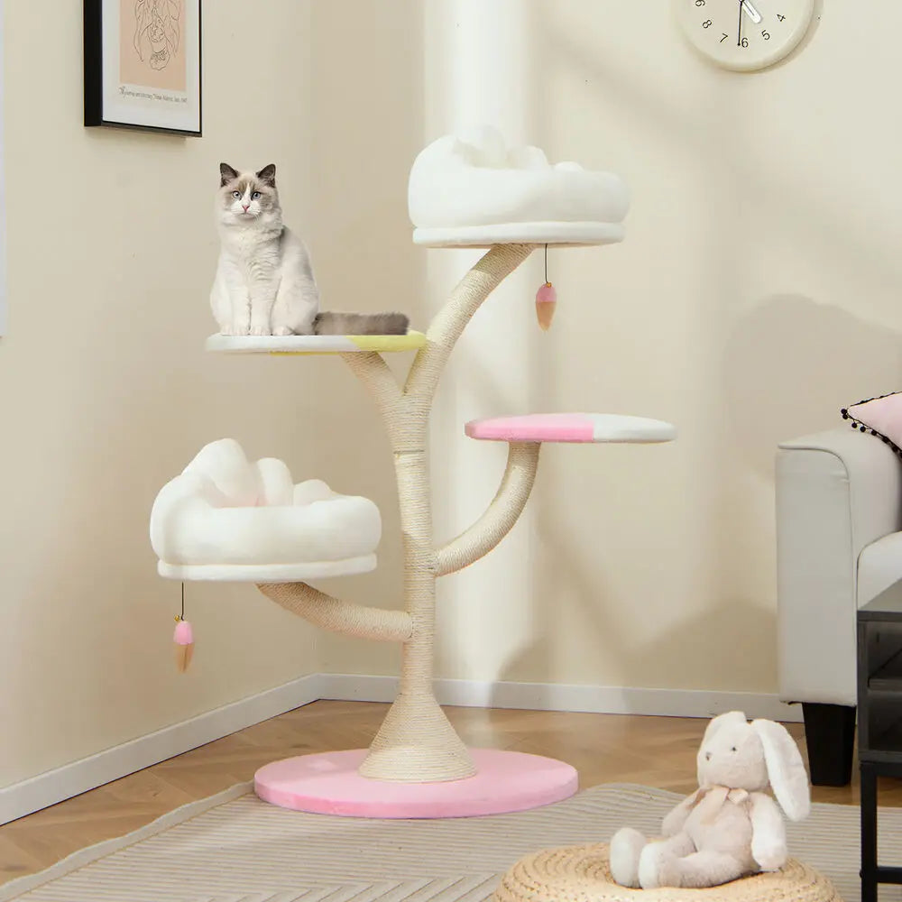 Zhejiang Hign-concerned Chemical Multi Layer Cat Tree With Four Tiers