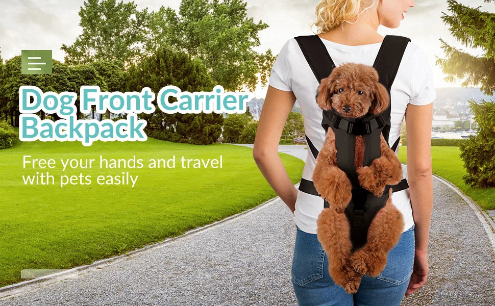 Pet Carrier Backpack For Dogs And Cats Thickened Sponge Comfort