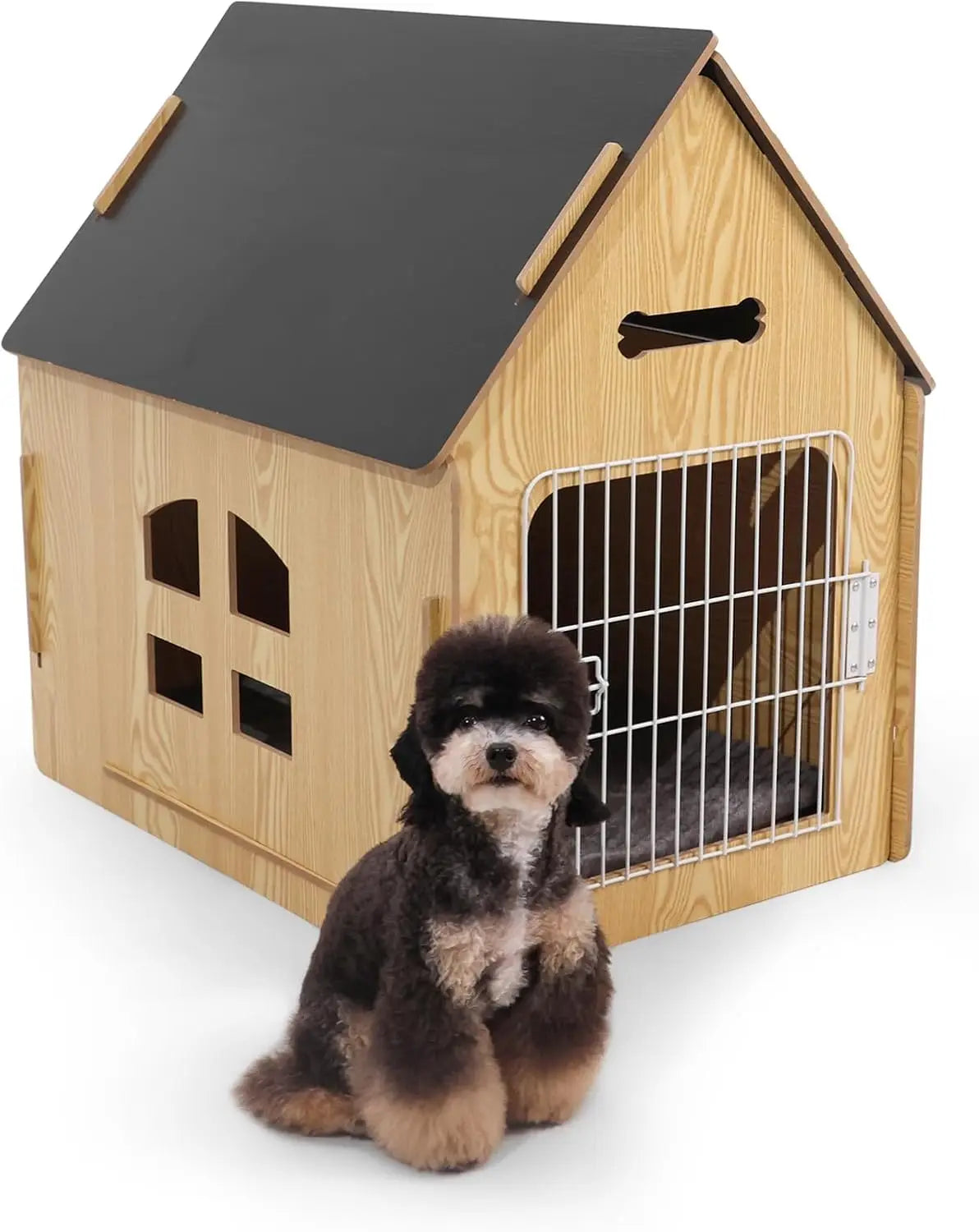 High Concerned Premium Wooden Dog House For Small Pets Indoor