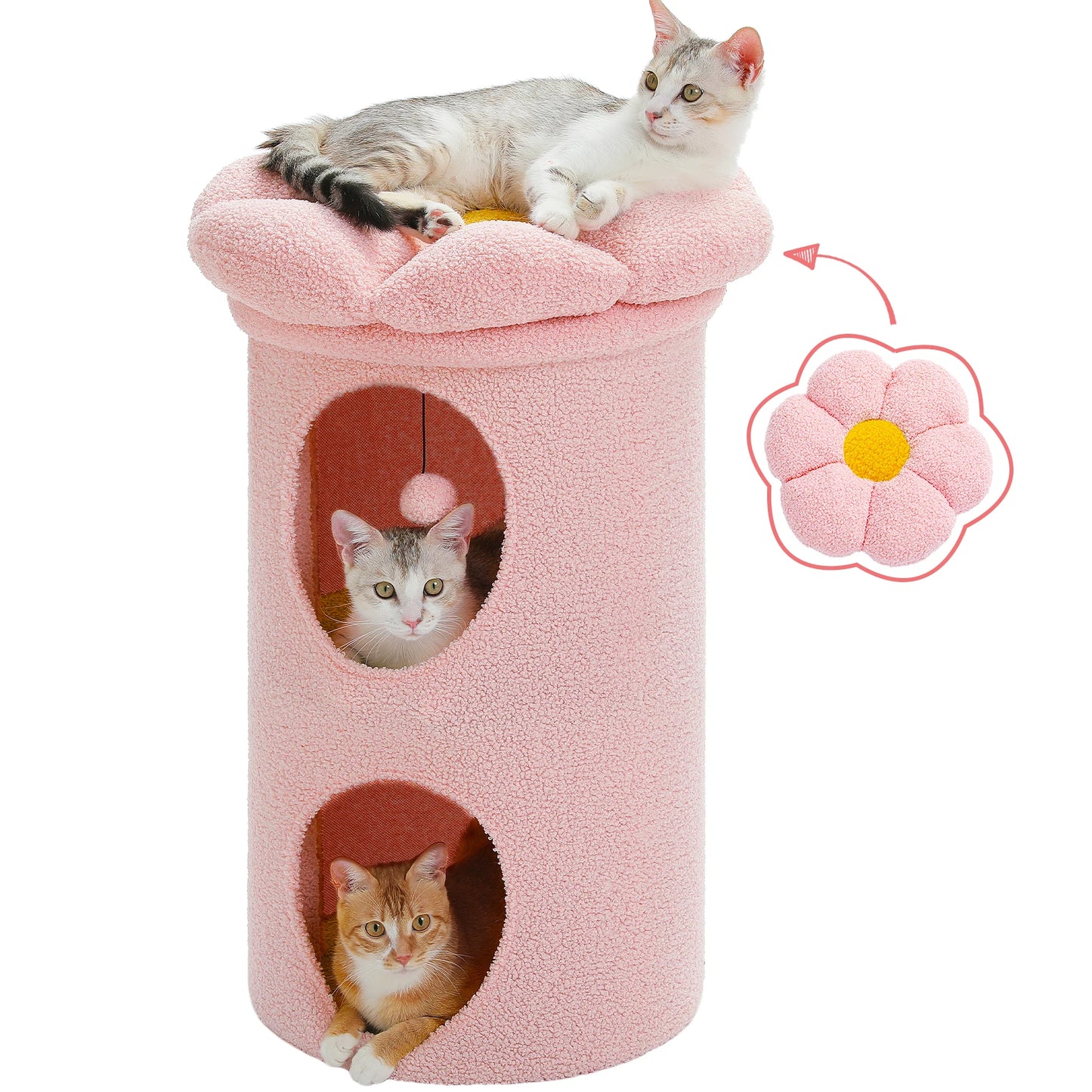 PAWZ Road Cat House With Removable Flower Bed Indoor