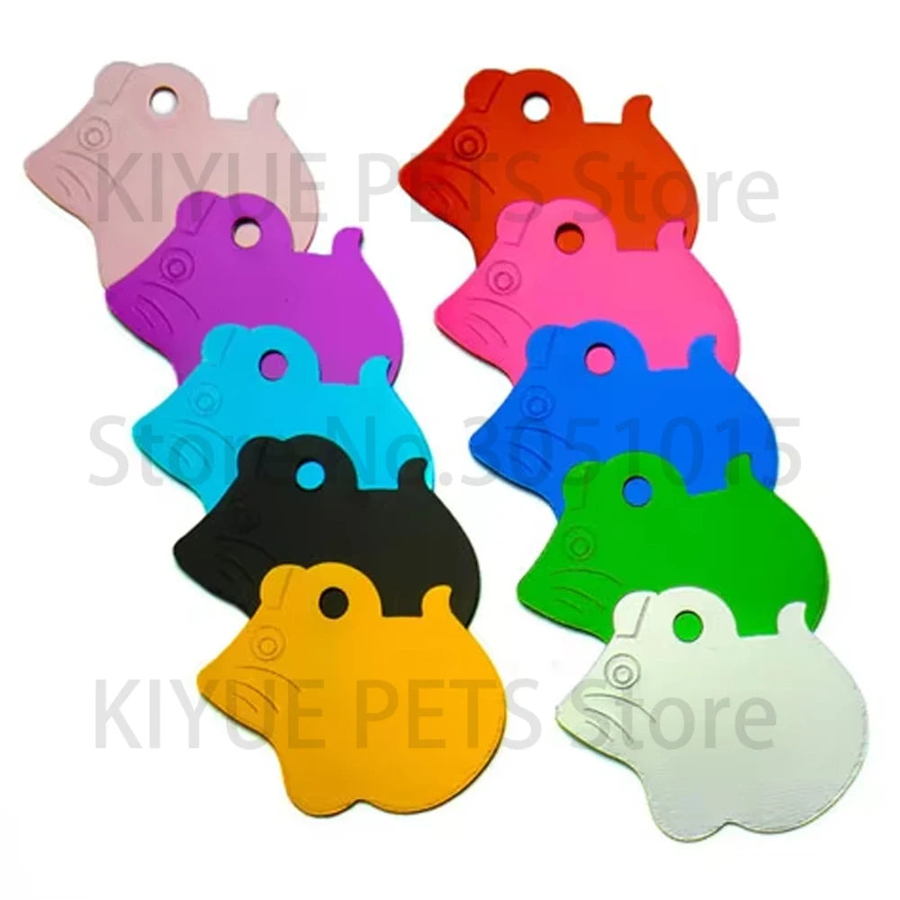 KIYUECN Personalized Aluminum Dog ID Tag With Name And Phone