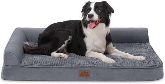 Orthopedic Dog Bed L Shaped Foam Sofa With Washable Cover