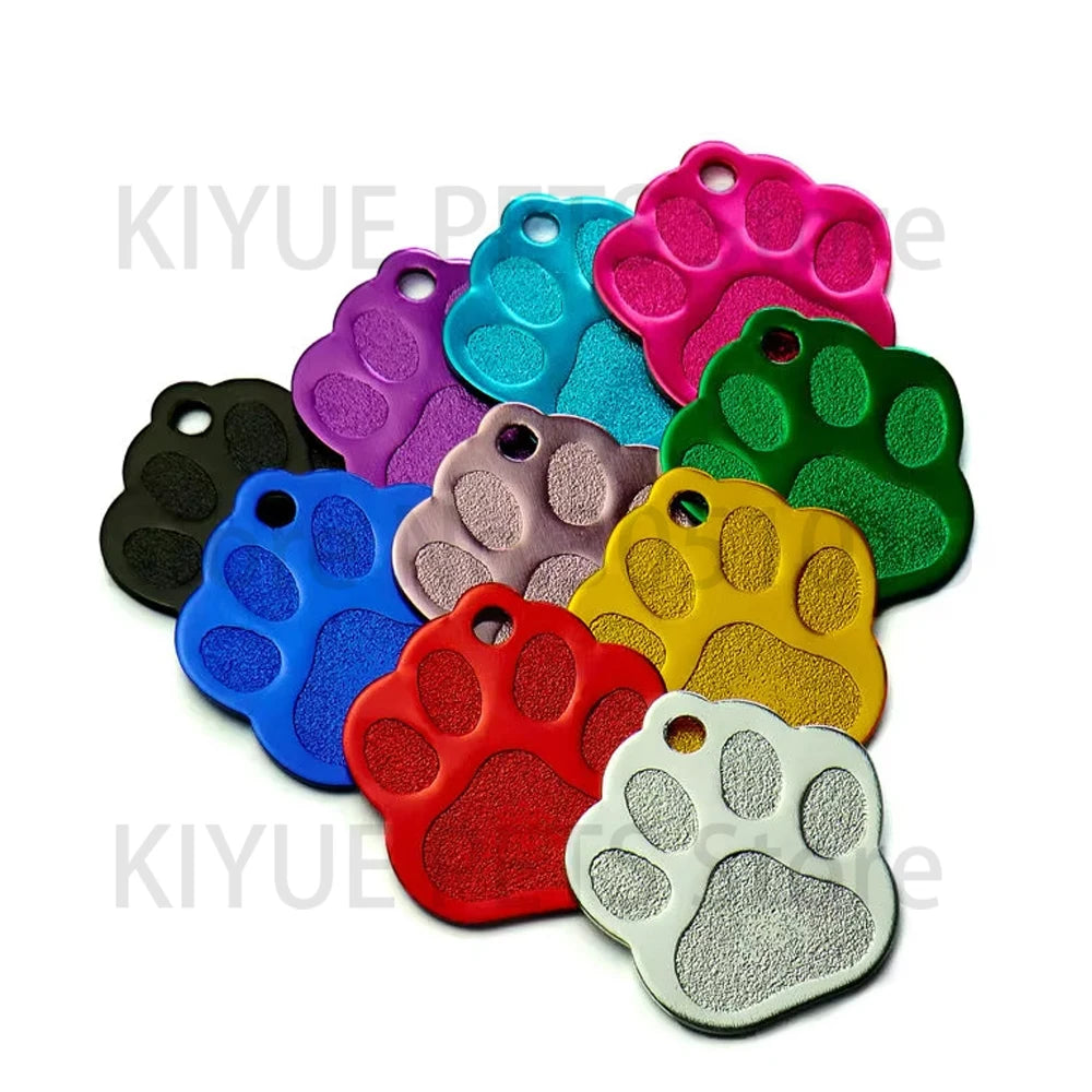KIYUECN Personalized Aluminum Dog ID Tag With Name And Phone