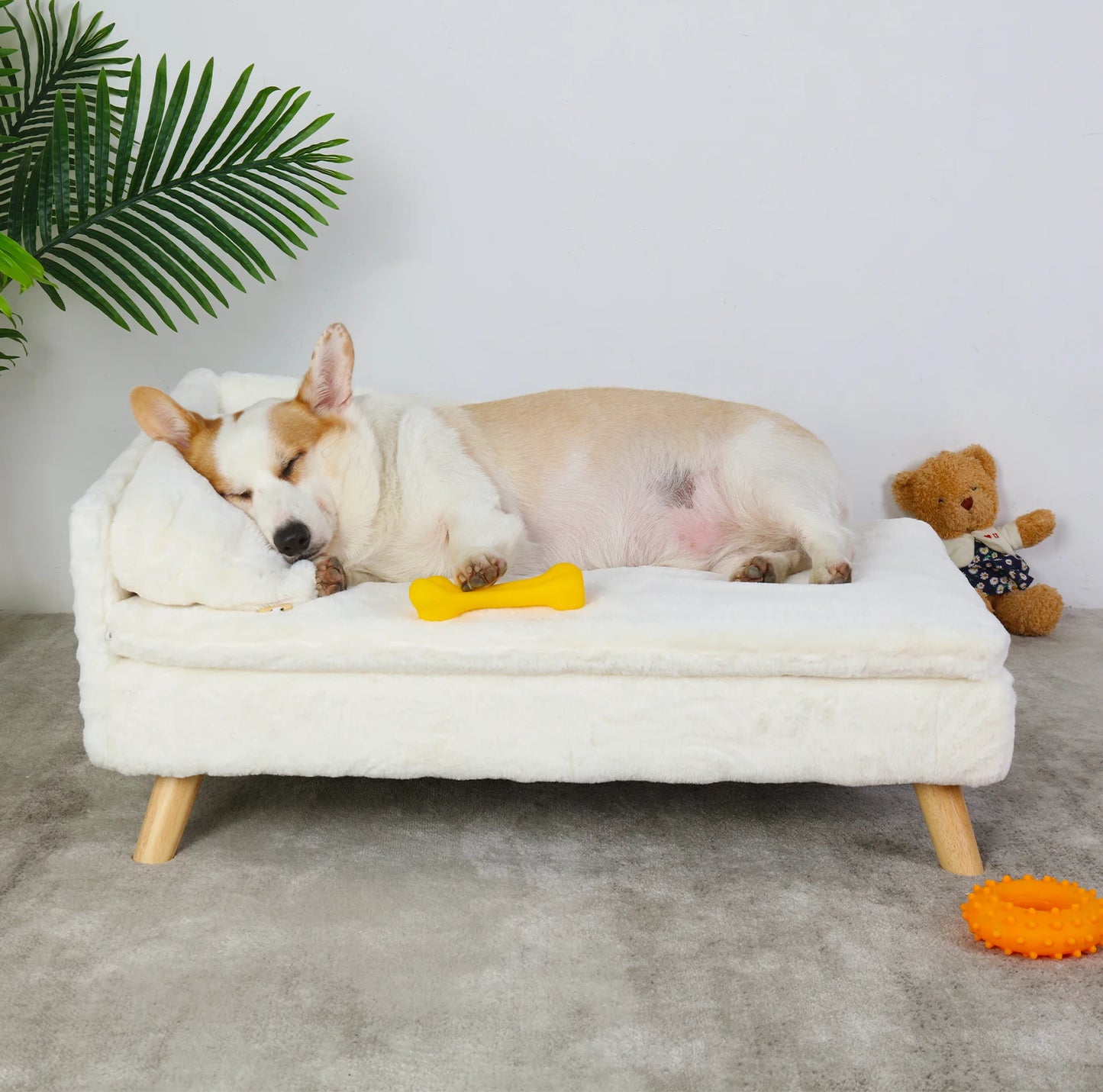 Guangdong Elevated Pet Bed With Solid Wood Legs For Pets