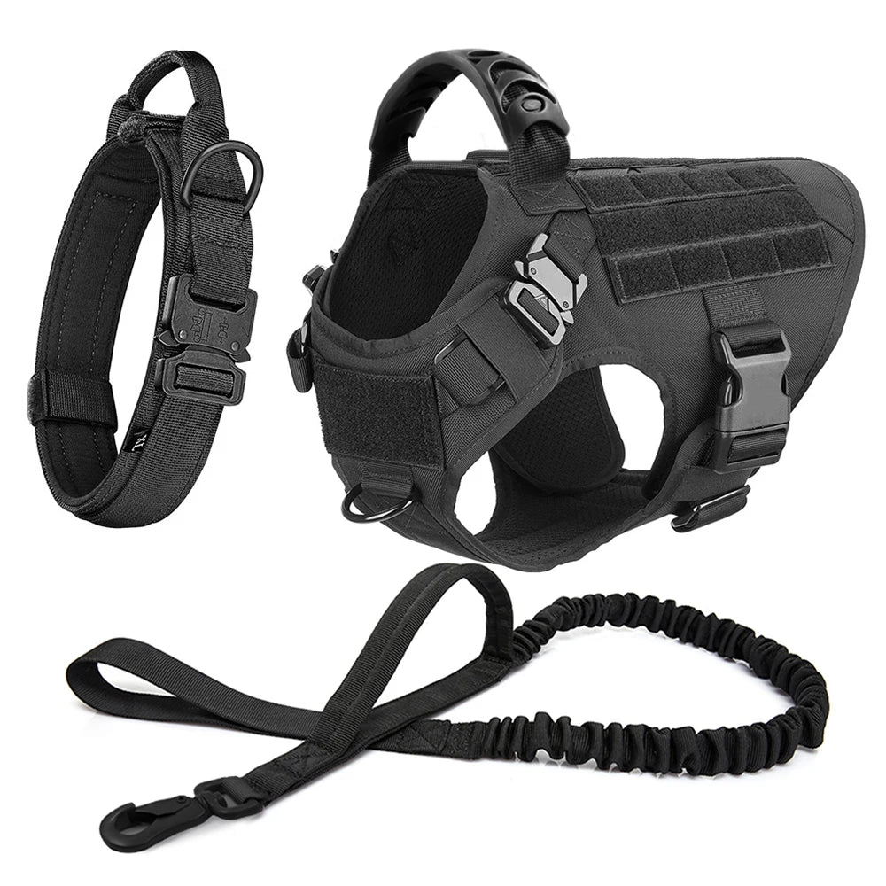 PETRAVELCN Dog Harness And Leash Vest For German Shepherd Malinois