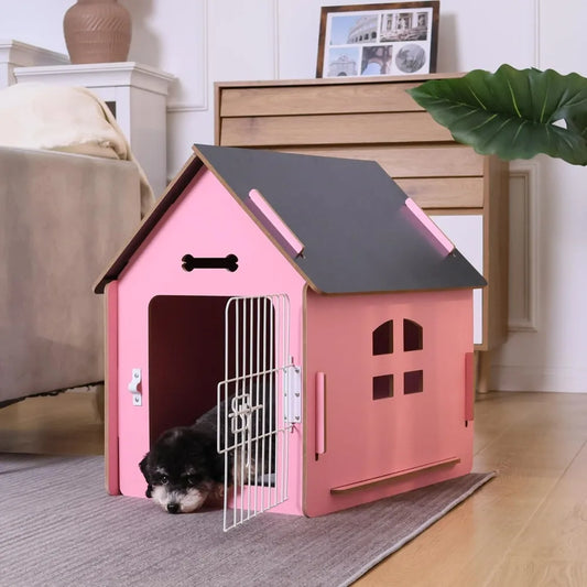 High Concerned Premium Wooden Dog House For Small Pets Indoor