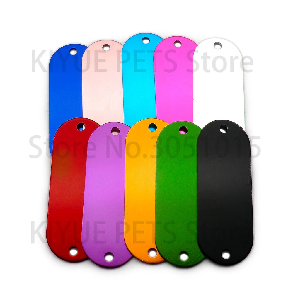KIYUECN Personalized Aluminum Dog ID Tag With Name And Phone
