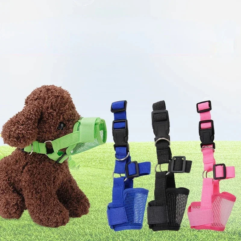 Guangdong CN Pet Dog Adjustable Mesh Muzzle for Small Dogs
