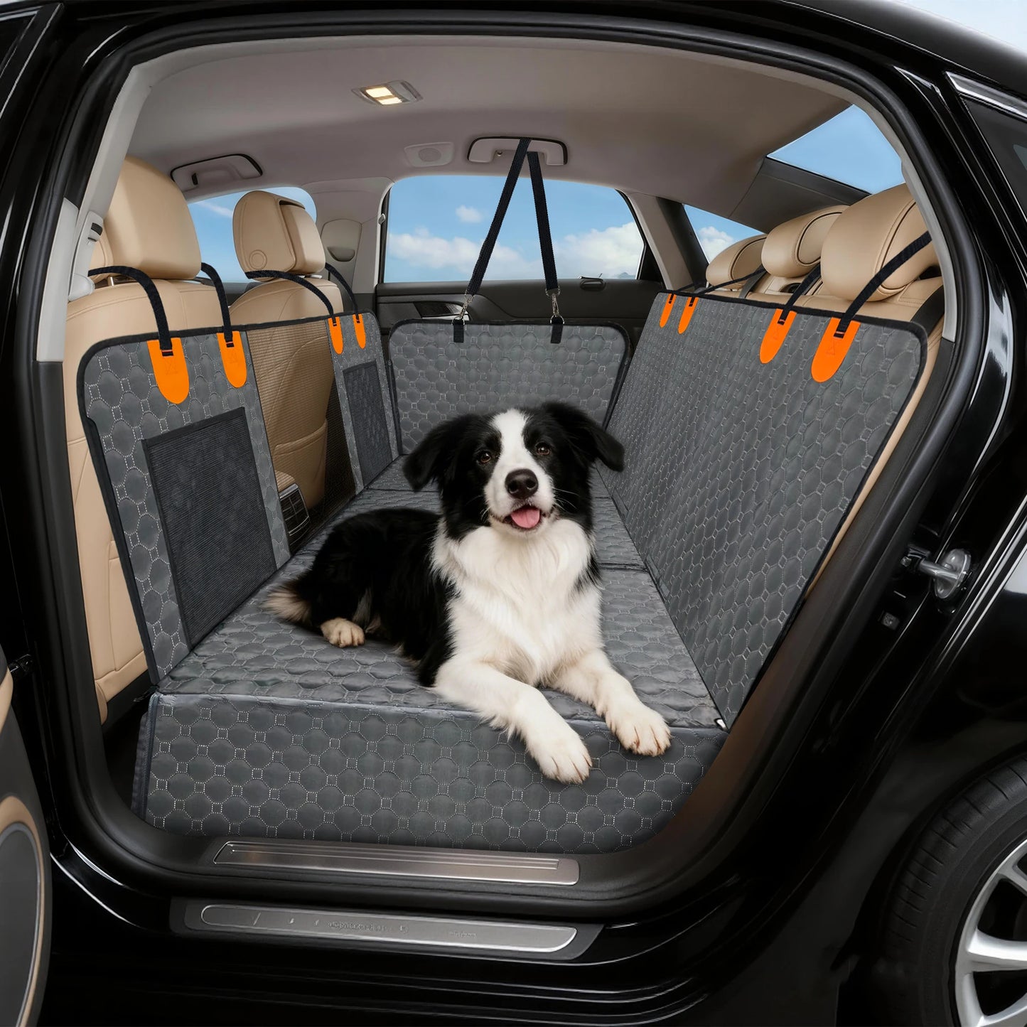 Dog Car Back Seat Extender Hammock Protector Waterproof Travel Bed