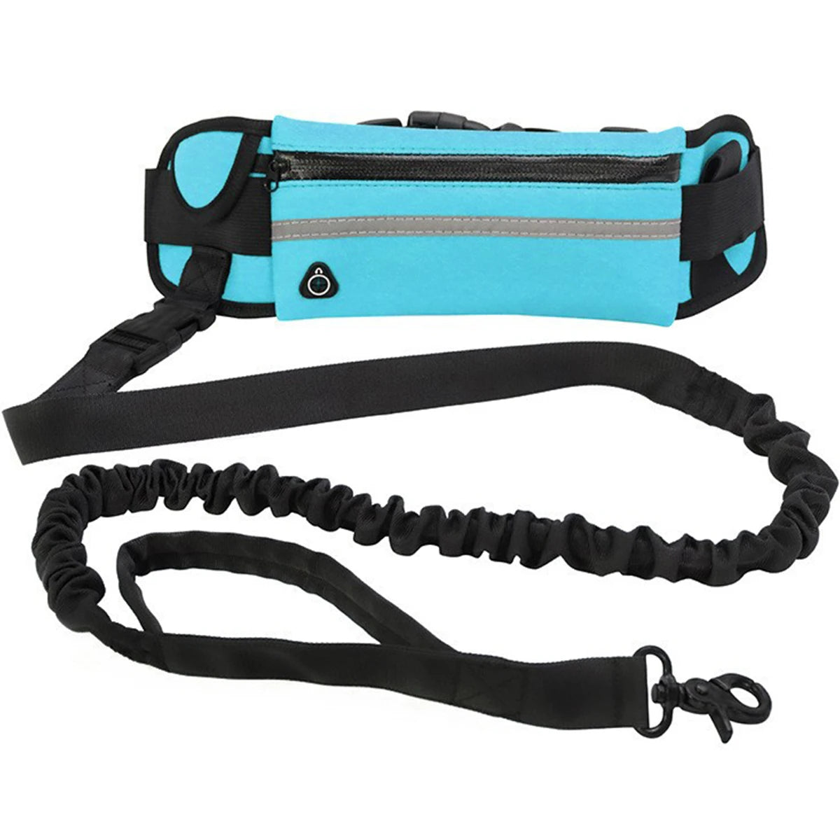 NONECN Hands Free Reflective Retractable Dog Leash Waist Bag
