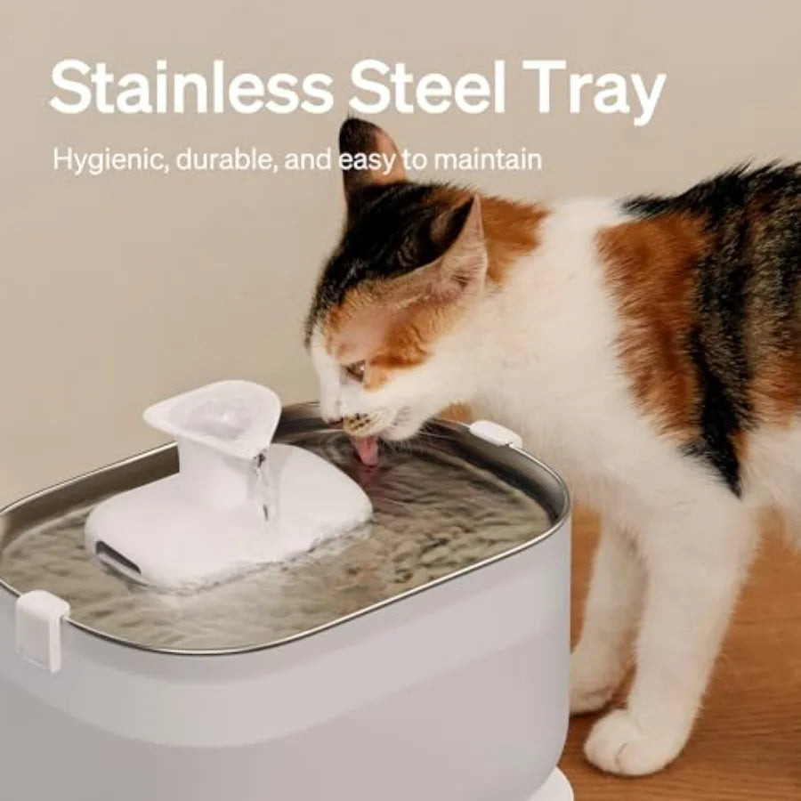 Cat Water Fountain Wireless Pump Ultra Quiet Dispenser