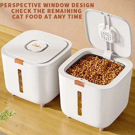 Pet Food Storage Barrel Sealed Moistureproof For Cat And Dog