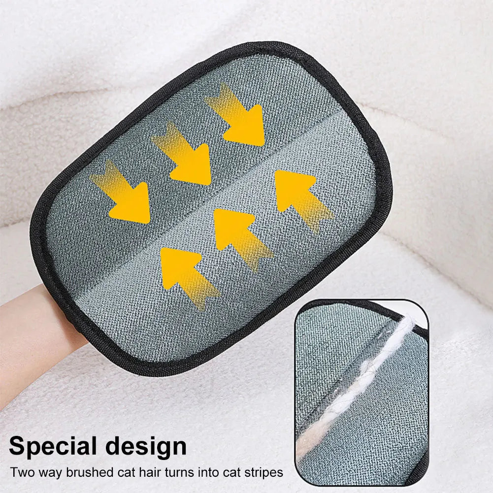 KYJG Pet Hair Removal Gloves 2 In 1 Grooming Mitts