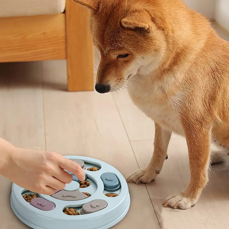 Dog Food Hiding Bowl Slow Feeder Educational Interactive Feeding Toy
