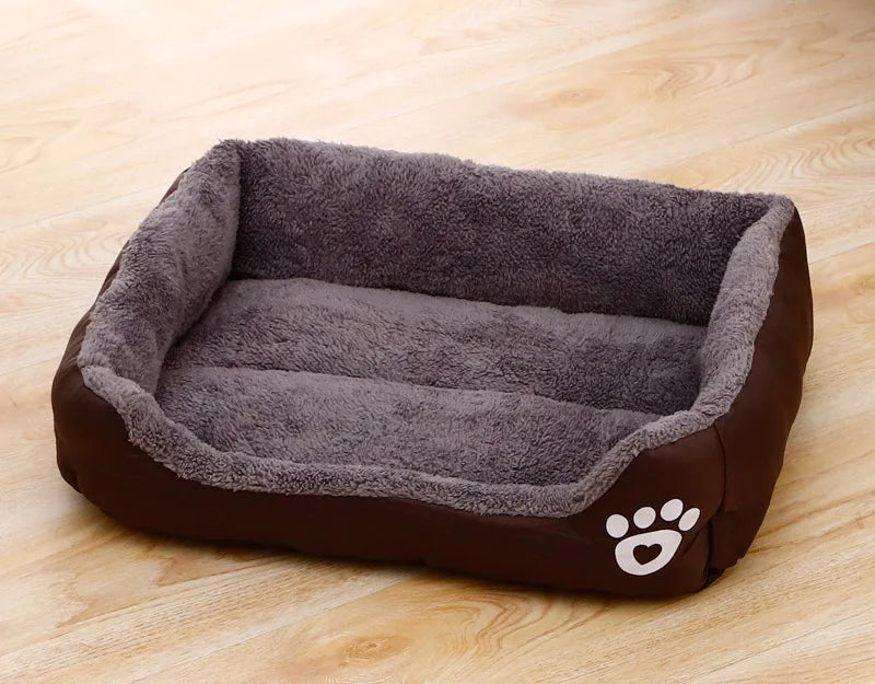 Plush Pet House Bed For Dogs And Cats Deep Cushion