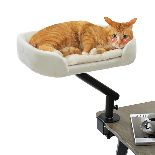 PAWZ Road Cat Desk Bed 360 Rotatable Adjustable Stand for Indoor Cats