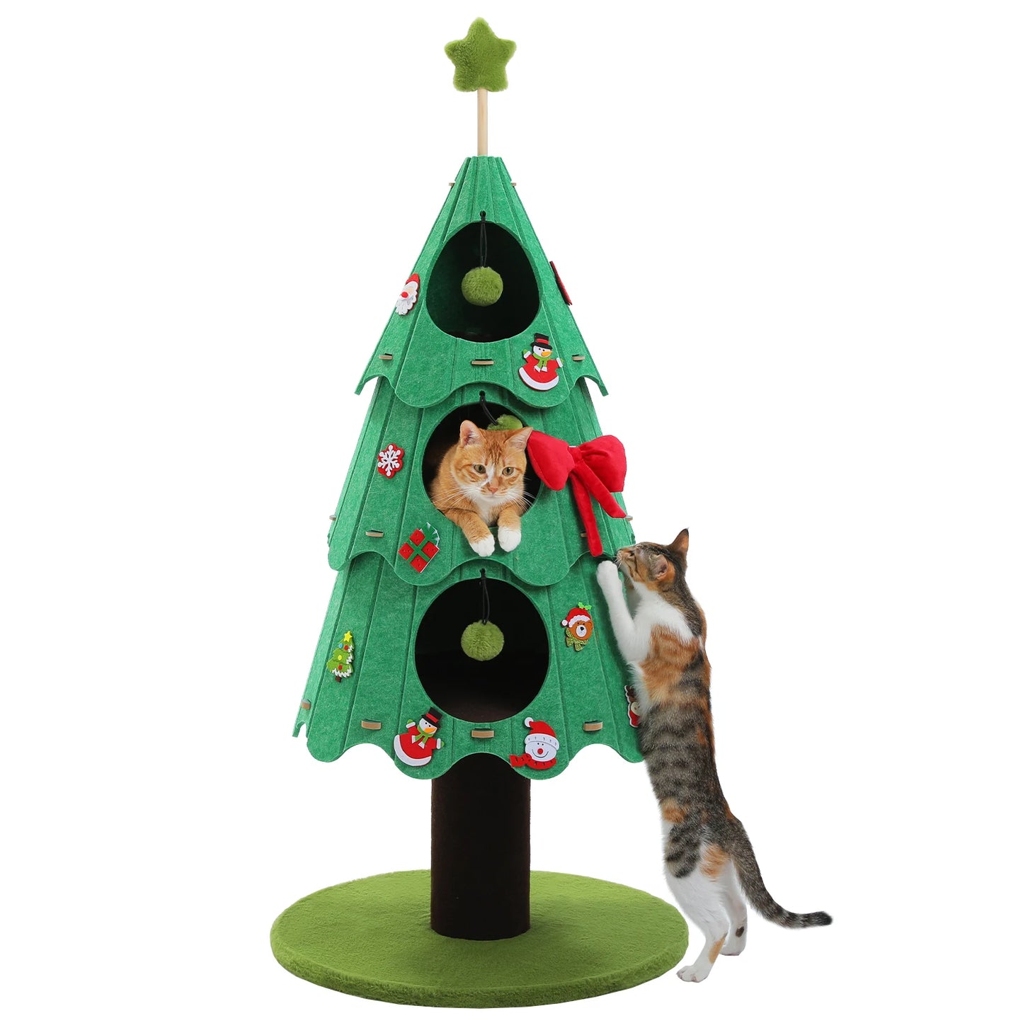 PAWZ Road Multi Level Cat Tree Tower With Cozy Condos