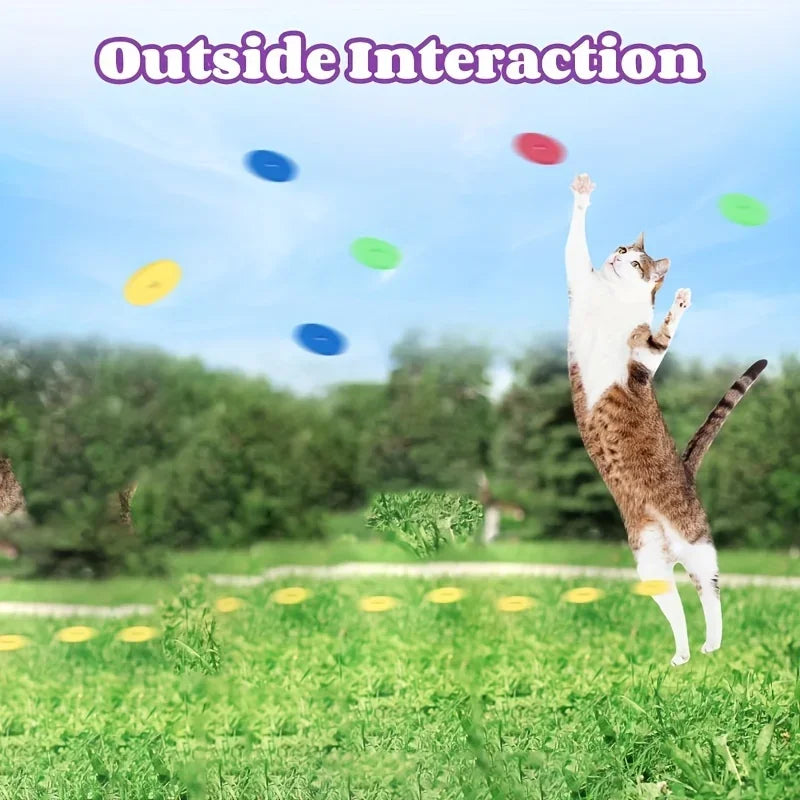 Carrot Flying Disc Launcher Toy For Dogs Cats Chew Proof