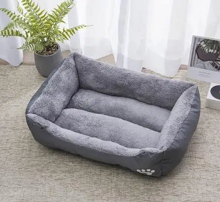 Plush Pet House Bed For Dogs And Cats Deep Cushion