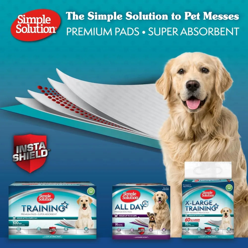 OUT International All Day Puppy Training Pads Leakproof Disposable Pee Pads