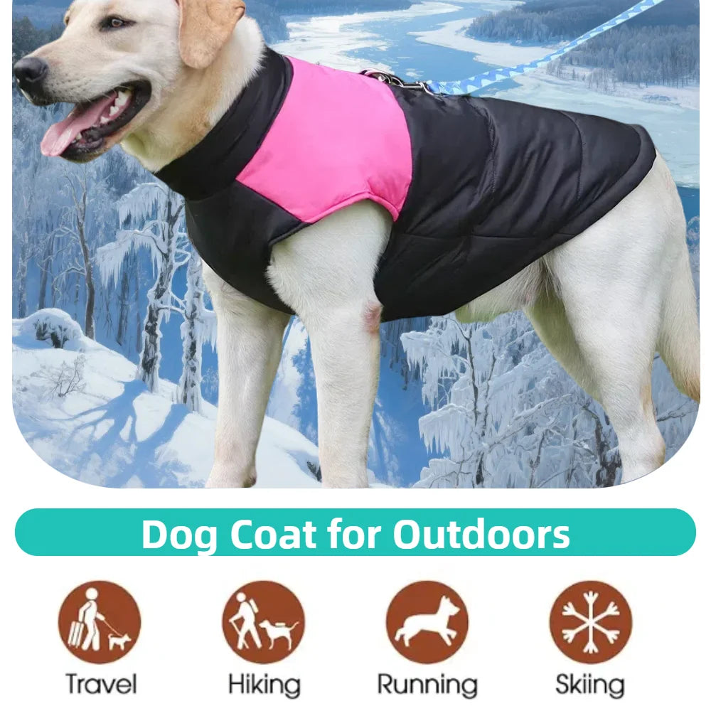 Waterproof Winter Dog Vest Jacket For Small Dogs Warm Coat