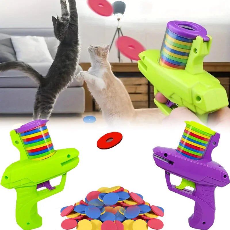 Carrot Flying Disc Launcher Toy For Dogs Cats Chew Proof