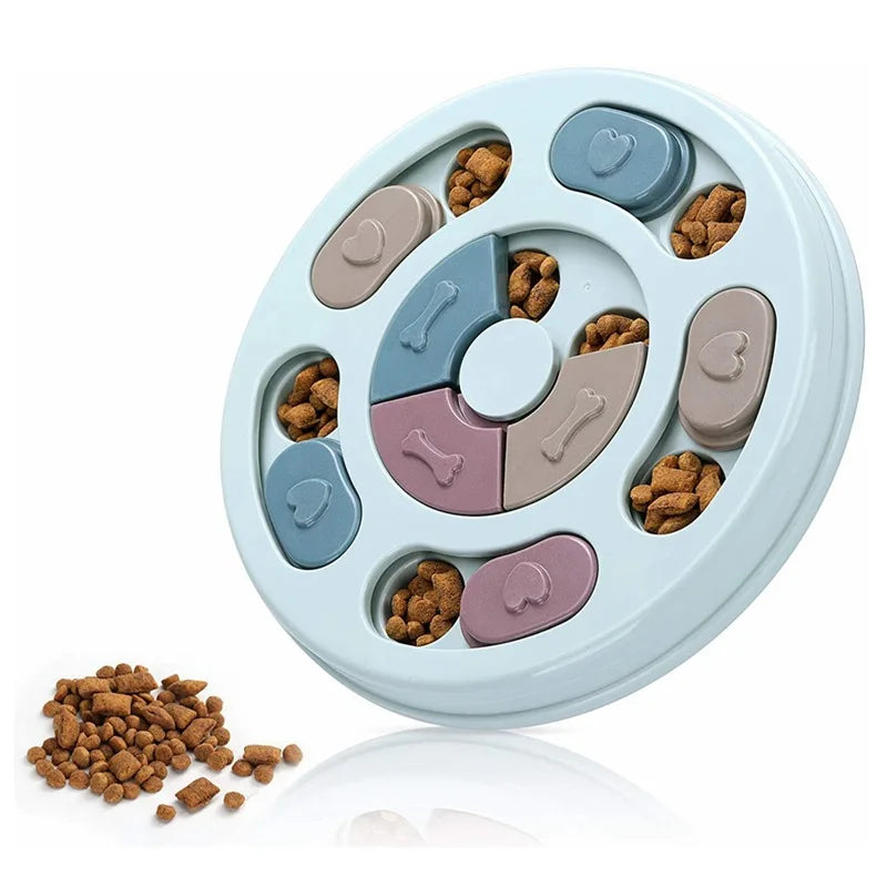 Dog Food Hiding Bowl Slow Feeder Educational Interactive Feeding Toy