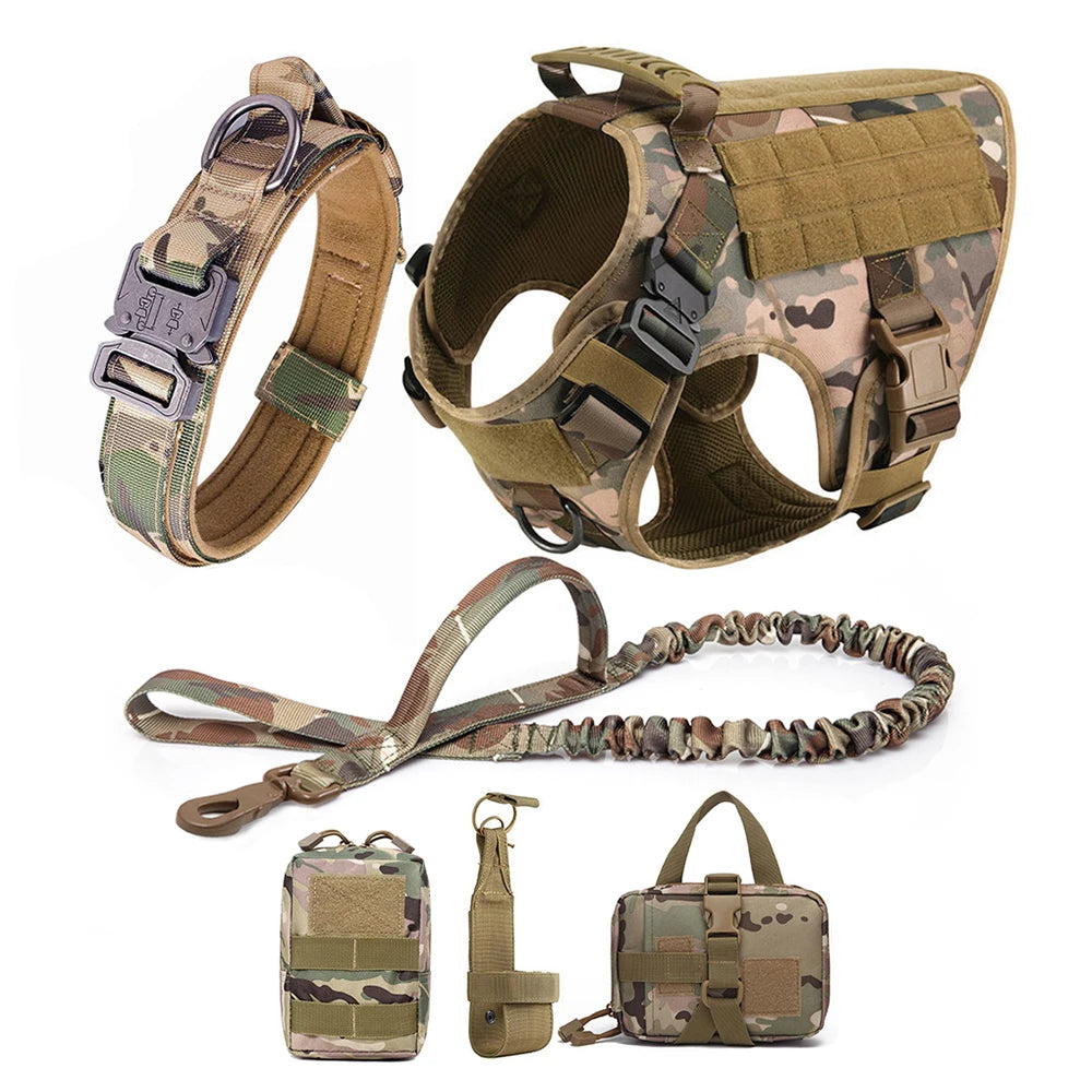 PETRAVELCN Dog Harness And Leash Vest For German Shepherd Malinois