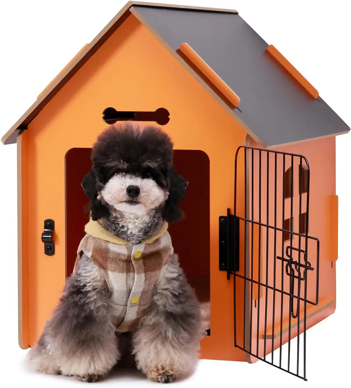 High Concerned Premium Wooden Dog House For Small Pets Indoor
