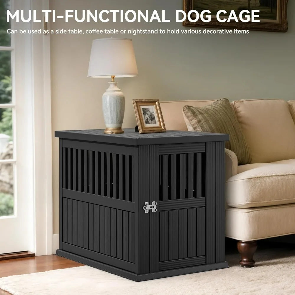 Dog Crate Furniture Style Nightstand Side Table Waterproof Indoor Kennel