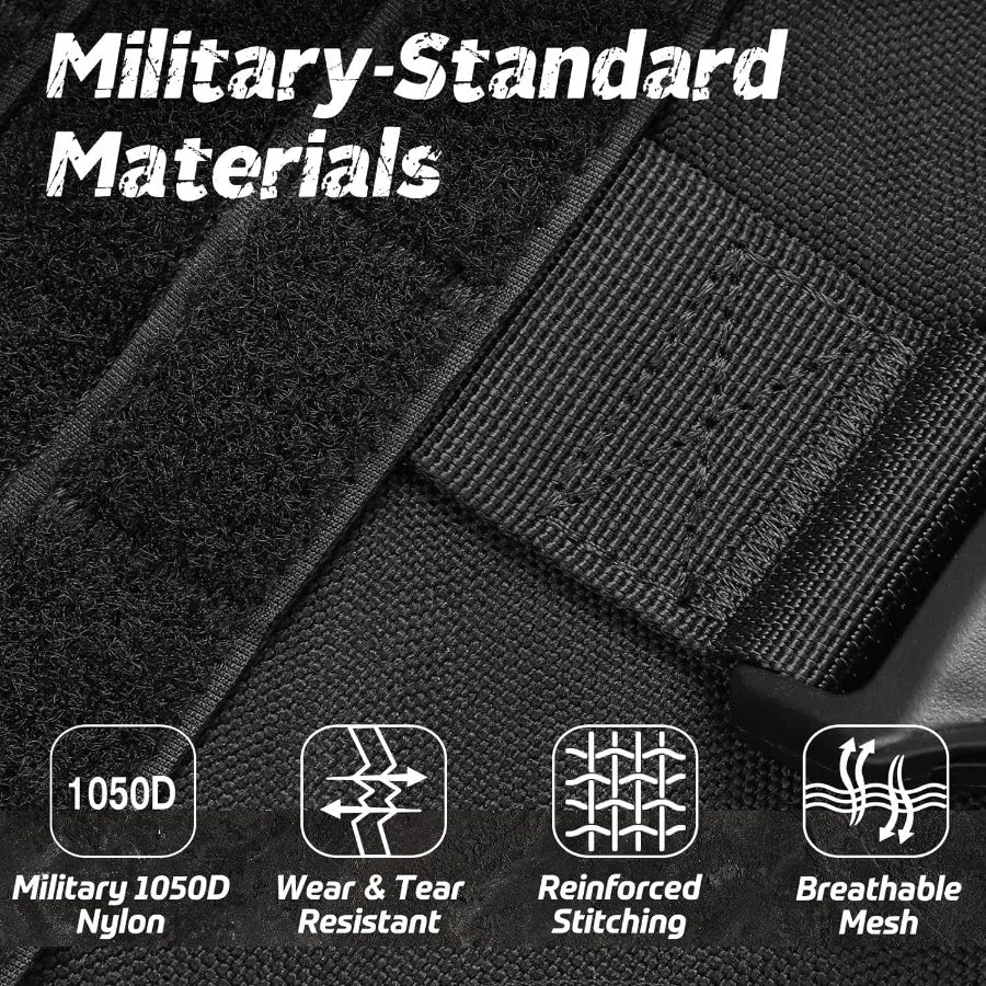 Hign Concerned Tactical Dog Harness No Pull Handle