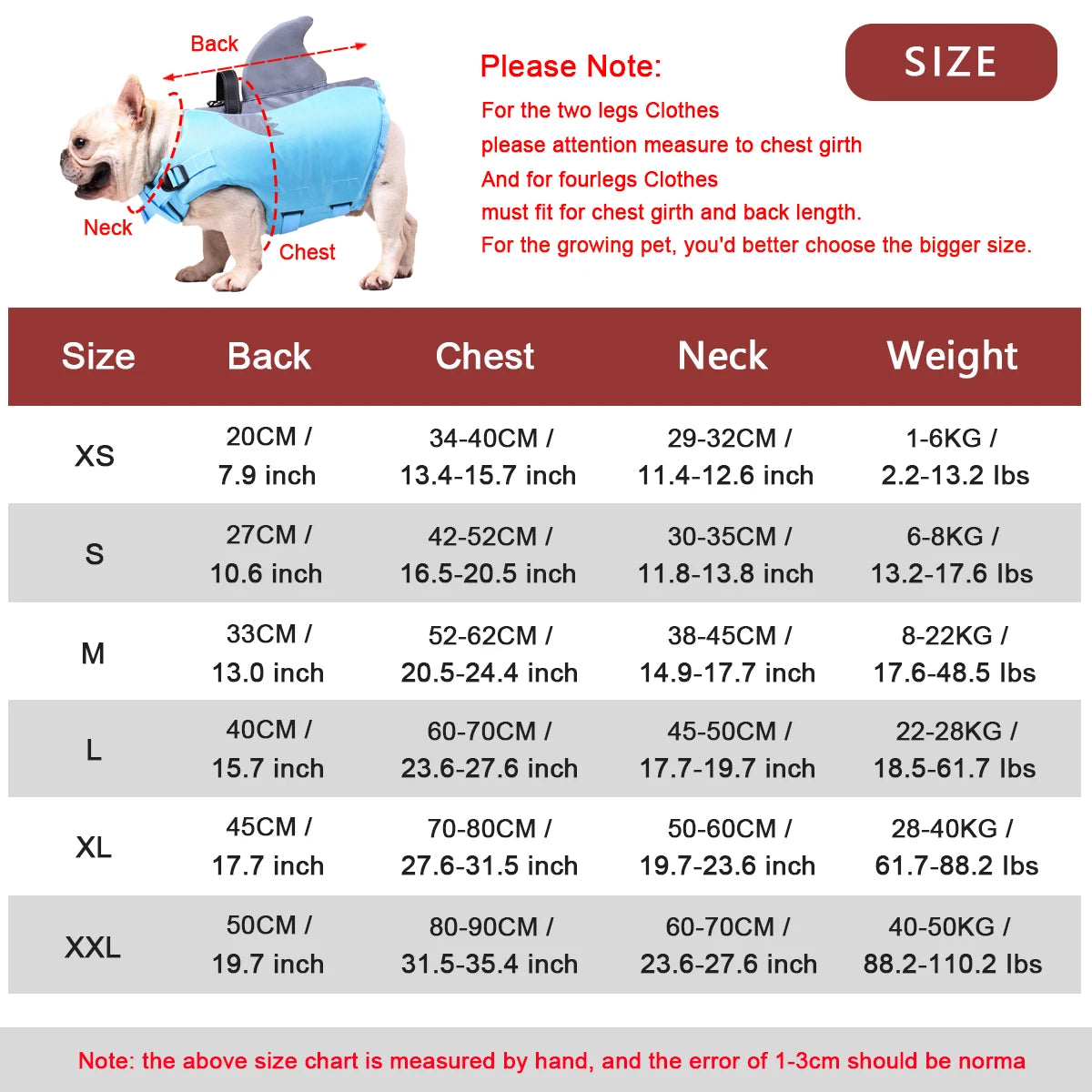 WANGUPET Reflective Dog Life Jacket High Buoyancy Rescue Handle Vest