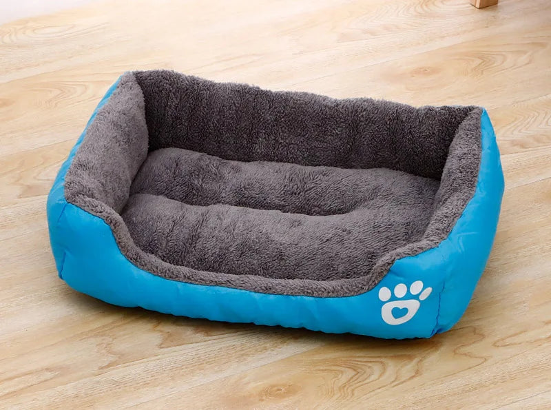 Plush Pet House Bed For Dogs And Cats Deep Cushion