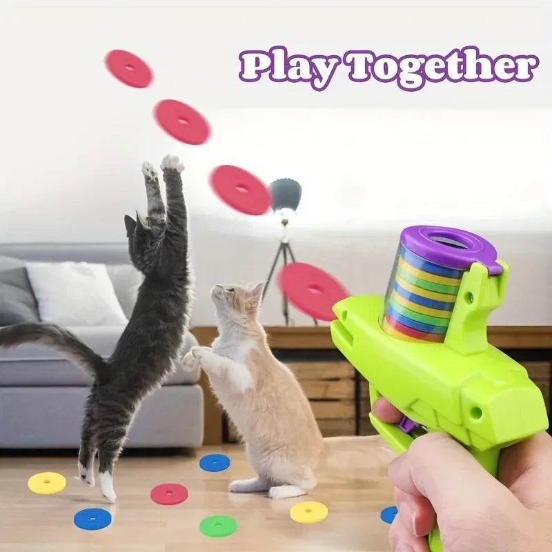 Carrot Flying Disc Launcher Toy For Dogs Cats Chew Proof