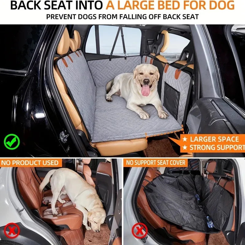 UNBOC Waterproof Dog Seat Cover Hammock For Cars Durable Nonslip
