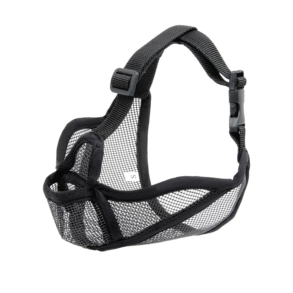 Breathable Muzzle for Short Snouted Dogs Prevent Barking French Bulldogs