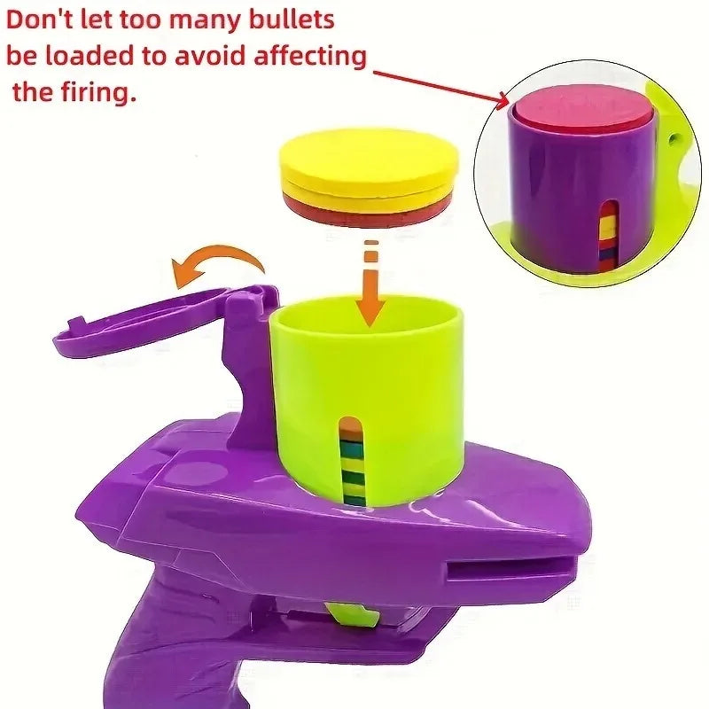 Carrot Flying Disc Launcher Toy For Dogs Cats Chew Proof