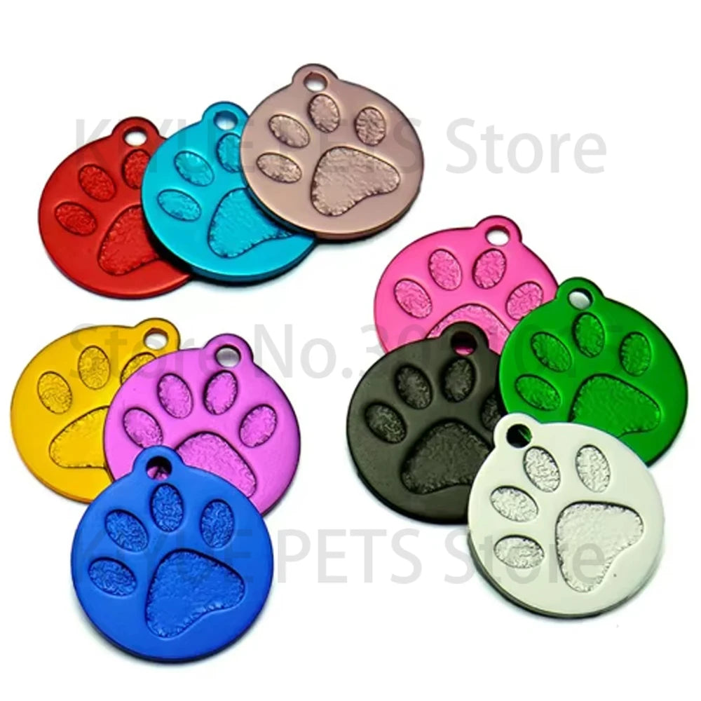 KIYUECN Personalized Aluminum Dog ID Tag With Name And Phone
