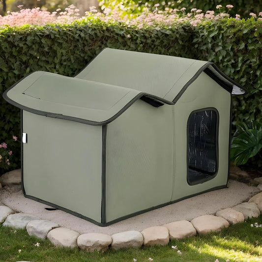 Sichuan Outdoor Cat Dog House Weatherproof Shelter For Pets