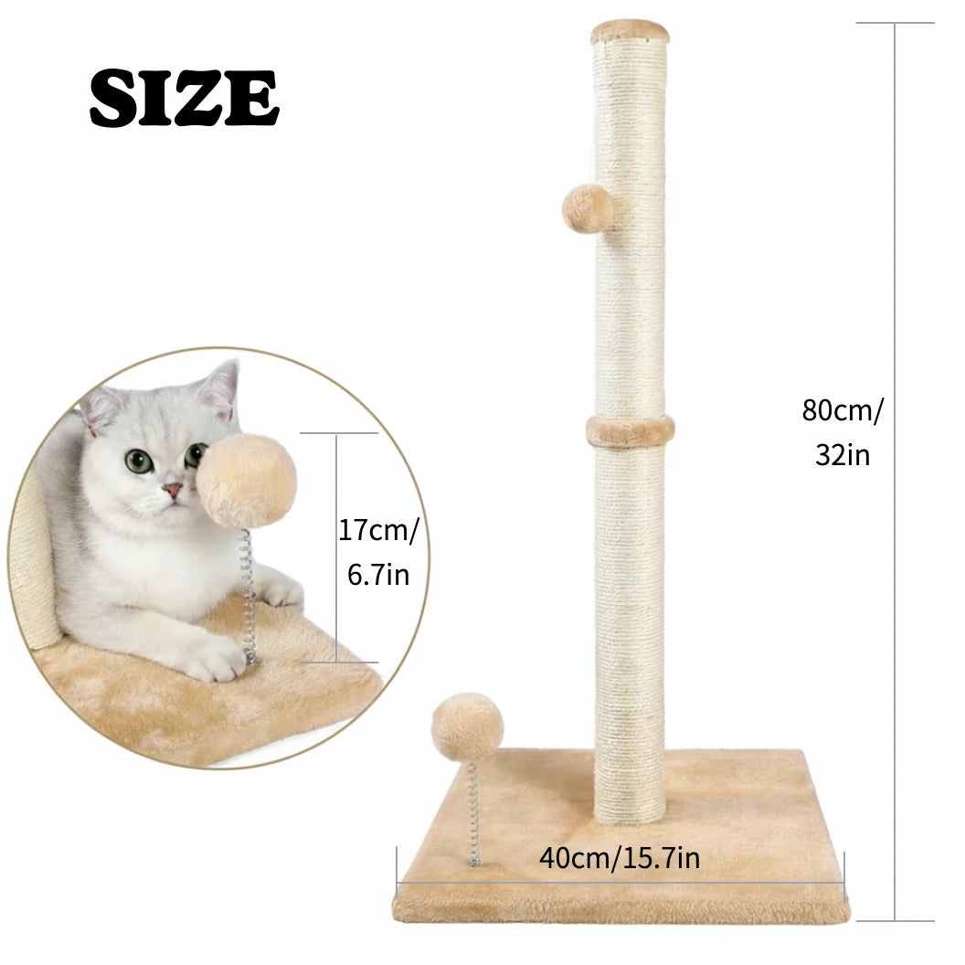 Guangdong Cat Scratching Posts Double Tier With Sisal Rope