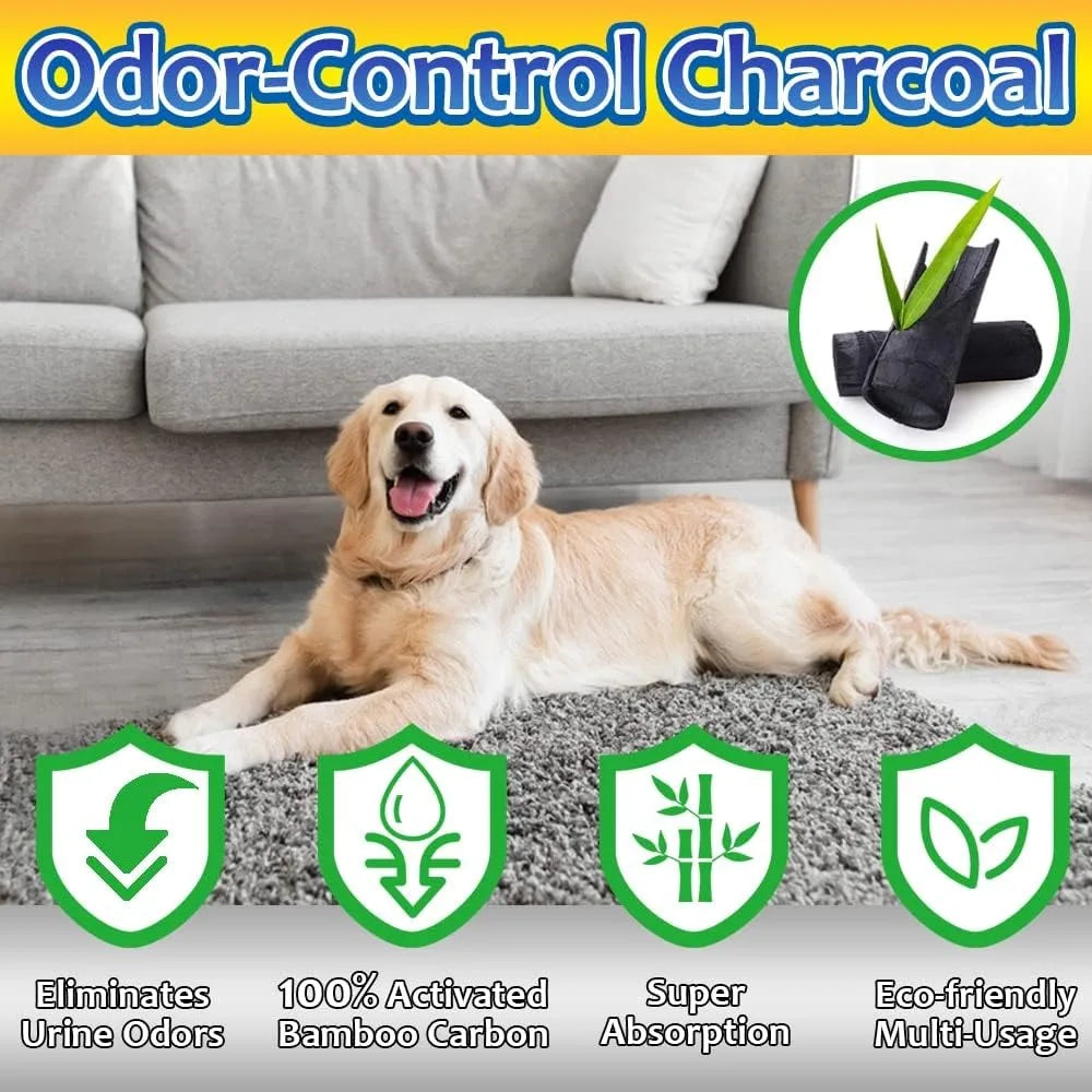 Activated Charcoal Dog Pee Pads For Odor Control And Absorption