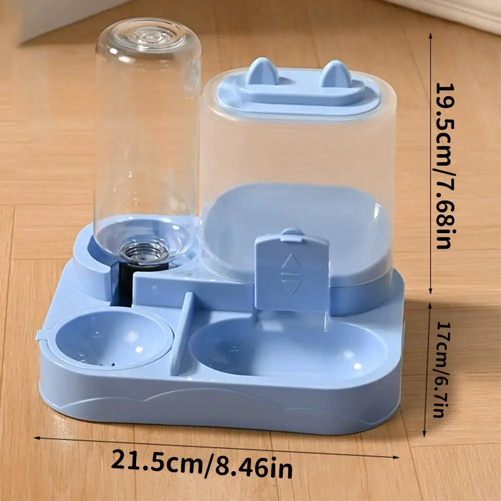 Automatic Cat Feeder And Waterer All In One Dispenser