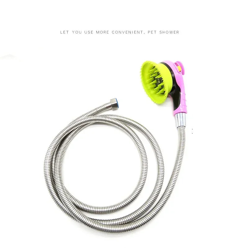 Hign-concerned Dog Shower Head Tentacle Massage Bath